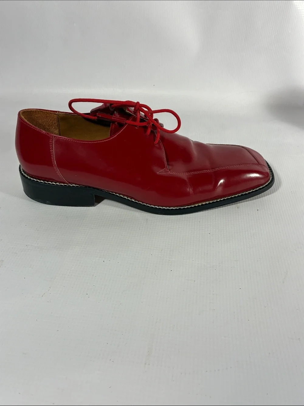 Giorgio Brutini Red Leather Lace-Up Oxfords size 10 D